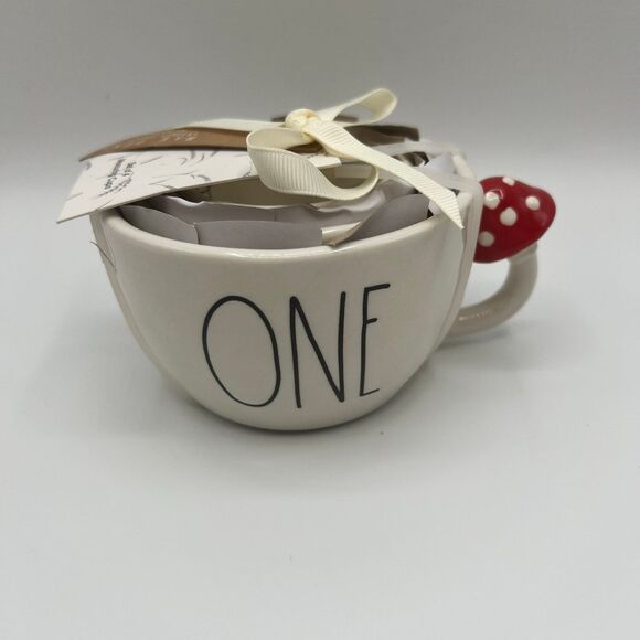 New Rae Dunn Mushroom Handled Measuring Cup Set of 4 - Picture 1 of 7